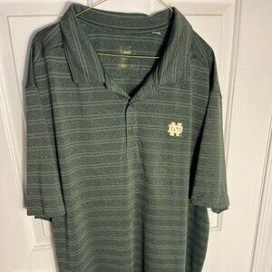 Cutter & Buck Polo Shirt Size XXL ND Green Men's Short Sleeve Golf Dry Tec Poly